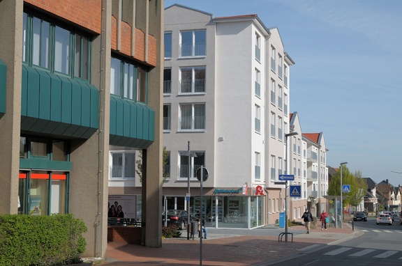 Die Ecke Marktstraße/Bahnhofstraße seit 2017