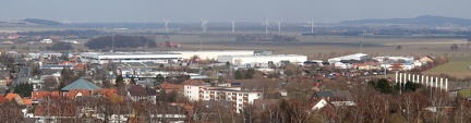 Panorama-Blick von der hohen Halde: Brunslohe