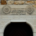 Inschrift an der alten Wassermühle im Gerichtsweg