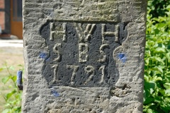 Torpfosten eines Hofes in der Mittelstraße