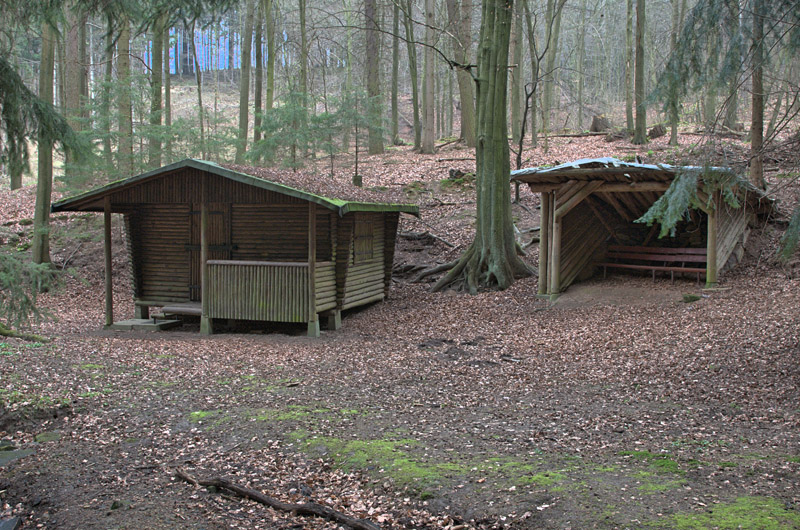 Schutzhütte im Bullerbachtal