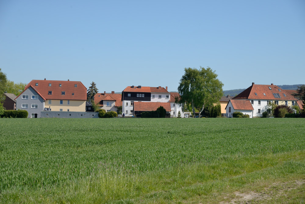 Kirchdorf aus Westen gesehen